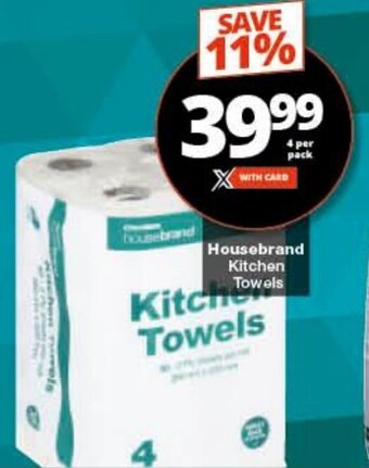 Checkers Housebrand Kitchen Towels offer