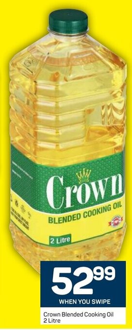 Pick n Pay Crown Blended Cooking Oil 2L offer