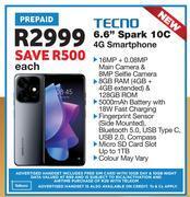 OK Furniture Tecno 6.6 spark 10c 4g smartphone-each offer