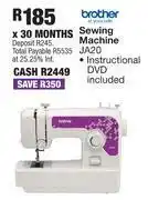 OK Furniture Brother sewing machine ja20 offer