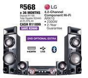 OK Furniture Lg 4.2 channel component hifi arx10 offer