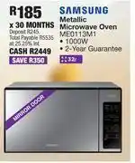 OK Furniture Samsung 32l metallic microwave oven me0113m1 offer