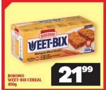 Usave Bokomo Weet-Bix Cereal 450g offer