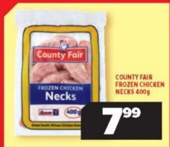 Usave County Fair Frozen Chicken Necks 400g offer