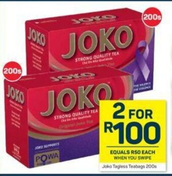 Pick n Pay Joko Tagless Teabags 200s offer