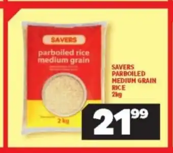 Usave Savers Parboiled Medium Grain Rice 2kg offer