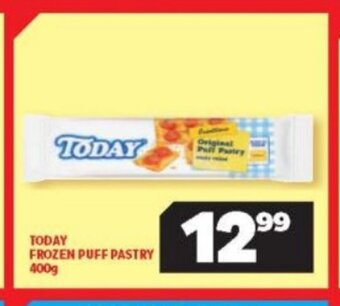 Usave Today Frozen Puff Pastry 400g offer