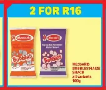 Messaris Bubbles Maize Snack All Variants 100g