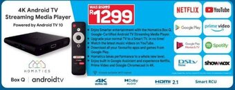 Pick n Pay 4K Android TV Streaming Media Player offer
