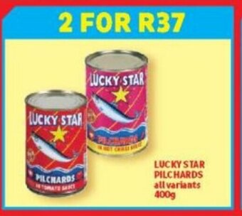 Usave Lucky Star Pilchards All Variants 400g offer