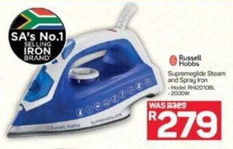 Pick n Pay Russell Hobbs Supremeglide Steam and Spray Iron 2000W offer