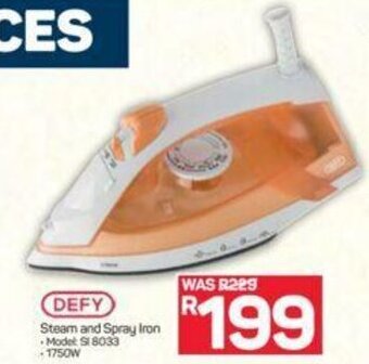 Pick n Pay Defy Steam and Spray Iron 1750W offer