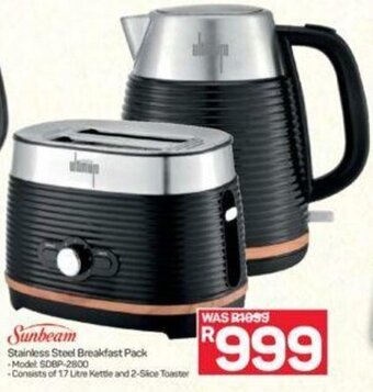 Pick n Pay Sunbeam Stainless Steel Breakfast Pack offer