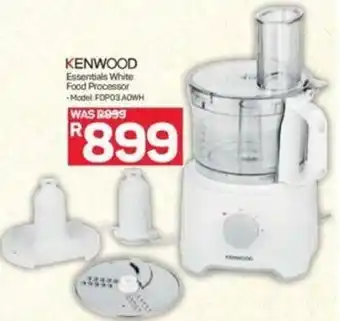Pick n Pay Kenwood Essentilas White Food Processor offer
