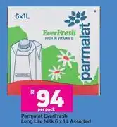 Game Parmalat ever fresh long life milk assorted-6 x 1l per pack offer