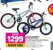 Game Raleigh 16 or 20 enduro girls or boys mountain bicycle-each offer