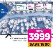 Game Hisense 43 a4h smart tv offer