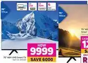Game Hisense 70 a6h uhd smart tv offer