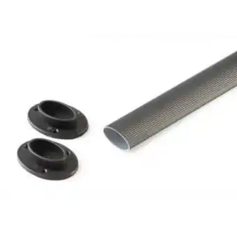 Gelmar Oval rail, aluminium, black, 1 meter, includes… offer
