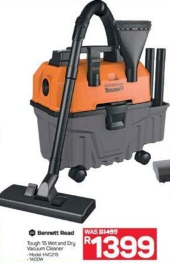 Pick n Pay Bennett Read Tough 15 Wet and Dry Vacuum Cleaner offer