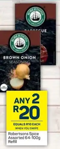 Pick n Pay Robertsons Spice Assorted 64-400g Refill offer