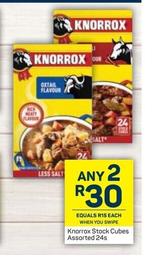 Pick n Pay Knorrox Stock Cubes Assorted 24s offer