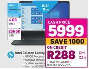 Hp intel celeron laptop