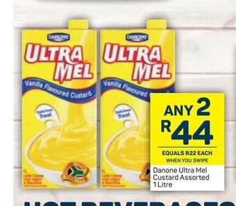 Pick n Pay Danone Ultra Mel Custard Assorted 1 Litre offer