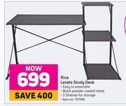 Game Riva levels study desk offer