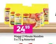 Game Maggi 2 minute noodles assorted-5 x 73g each offer
