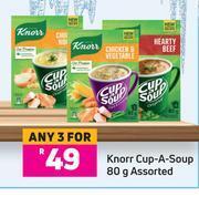Knorr cup-a-soup assorted-for any 3 x 80g