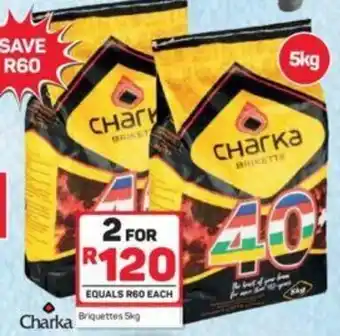 Pick n Pay Charca Briquettes 5kg offer