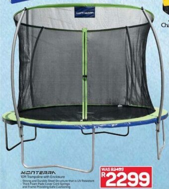Pick n Pay Monterra 10ft Trampoline with Enclosure offer