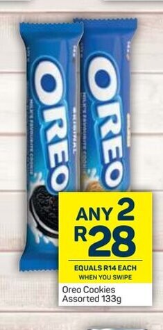 Pick n Pay Oreo Cookies Assorted 133g offer