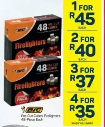 Pick n Pay Pre-Cut Cubes Firelighters 48-Piece Each offer