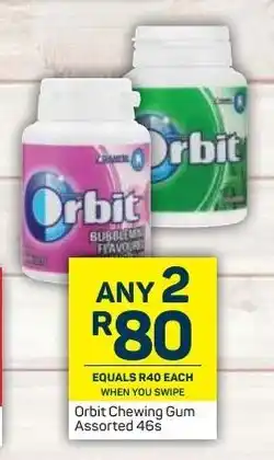 Pick n Pay Orbit Chewing Gum Assorted 46s offer
