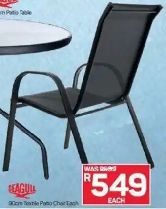 Pick n Pay Seagull 90cm Textile Patio Chair offer