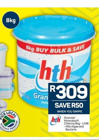 Pick n Pay HTH - Granular Mineralsoft Chlorine 8kg offer