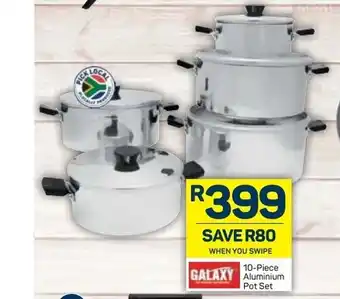 Galaxy 10-Piece Aluminum Pot Set