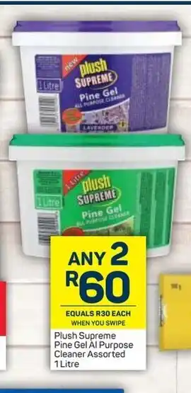 Pick n Pay Plush Supreme Pine Gel Al Purpose Cleaner Assorted 1 Litre offer