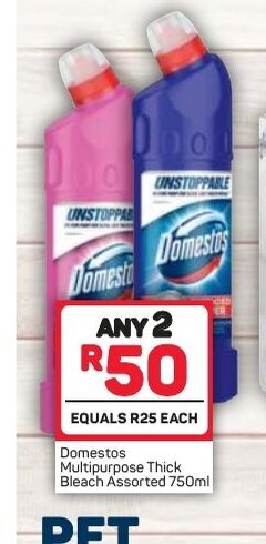 Pick n Pay Domestos Multipurpose Thick Bleach Assorted 750ml offer