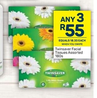 Pick n Pay Twinsaver Facial Tissues Assorted 180s offer