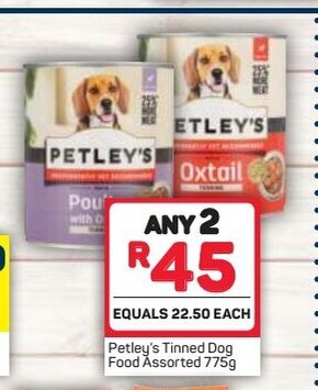 Petley's Tinned Dog Food Assorted 775g