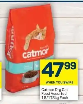 Pick n Pay Catmor Dry Cat Food Assorted 1.5/1.7kg each offer