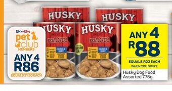 Pick n Pay Husky Dog Food Assorted 775g offer