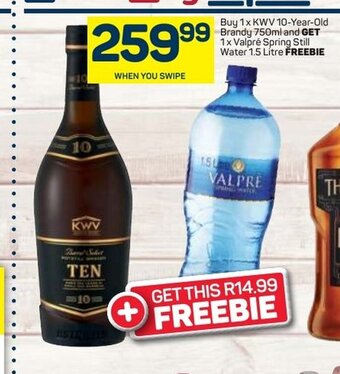 Pick n Pay KWV 10-Year-Old Brandy 750ml offer