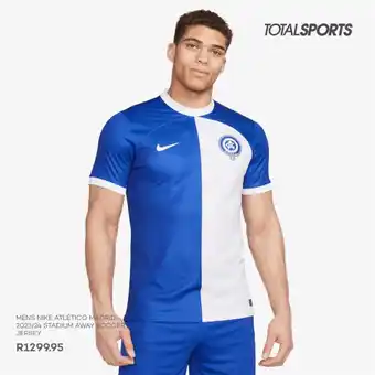 MENS NIKE ATLÉTICO MADRID 2023/24 STADIUM AWAY SOCCER JERSEY