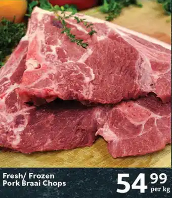 Oxford Freshmarket Fresh/ Frozen Pork Braai Chops offer