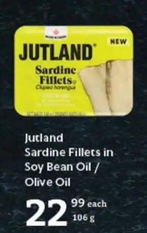 Oxford Freshmarket Jutland Sardine Fillets in Soy Bean Oil / Olive Oil offer