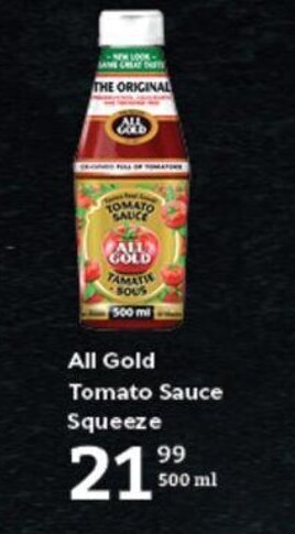 Oxford Freshmarket All Gold Tomato Sauce Squeeze offer